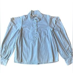 SEA New York /Chambre Light Blue Button-Up Blouse /NWOT / size Small